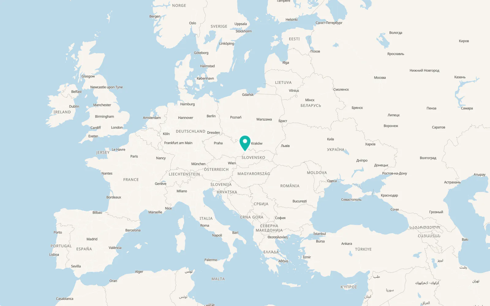 Map of Mestečko