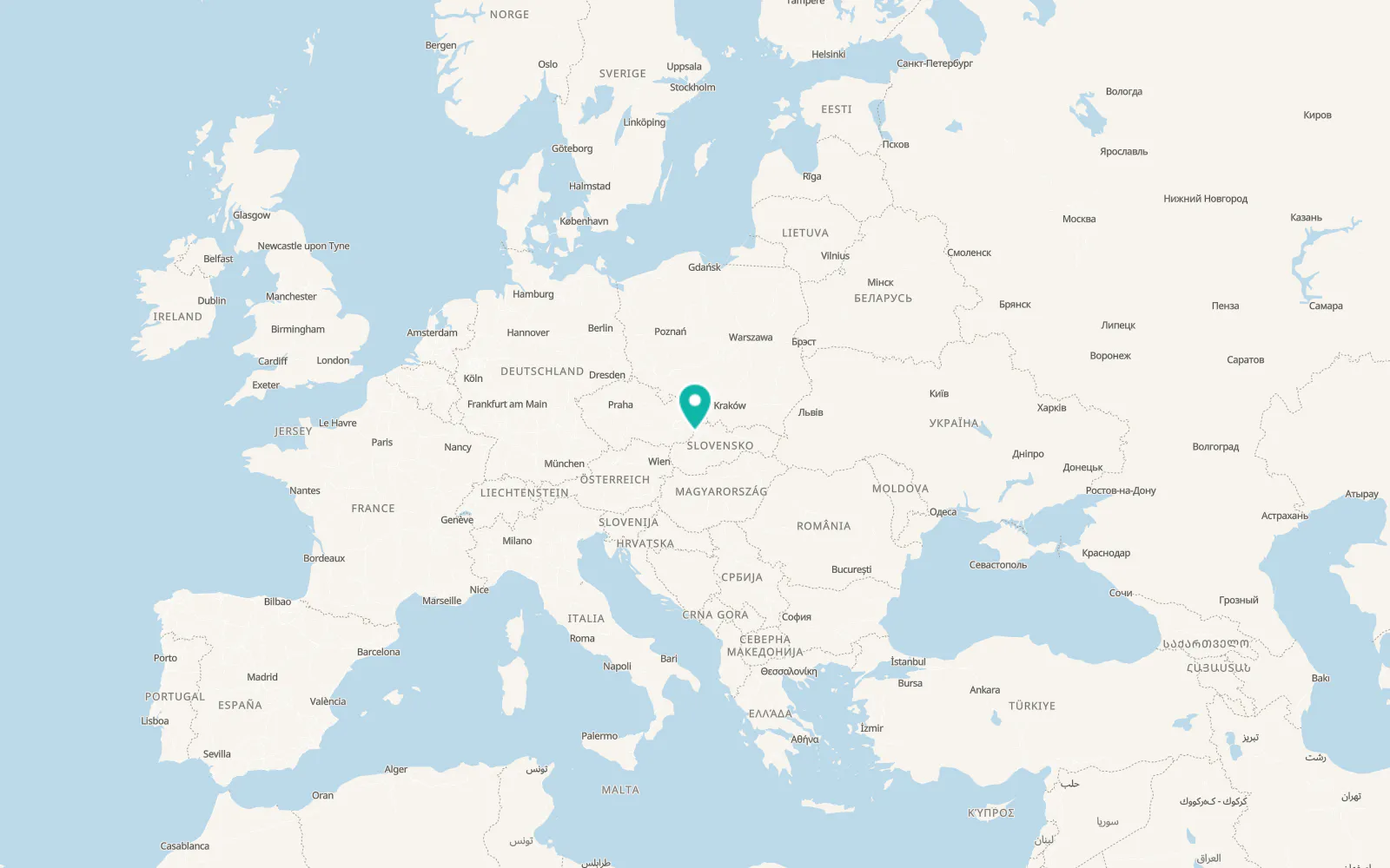 Map of Na Starom Majeri