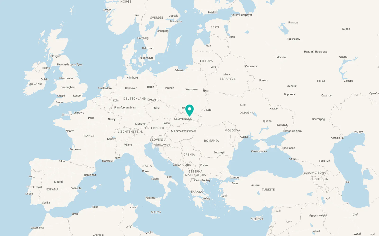Map of Nálepkovo