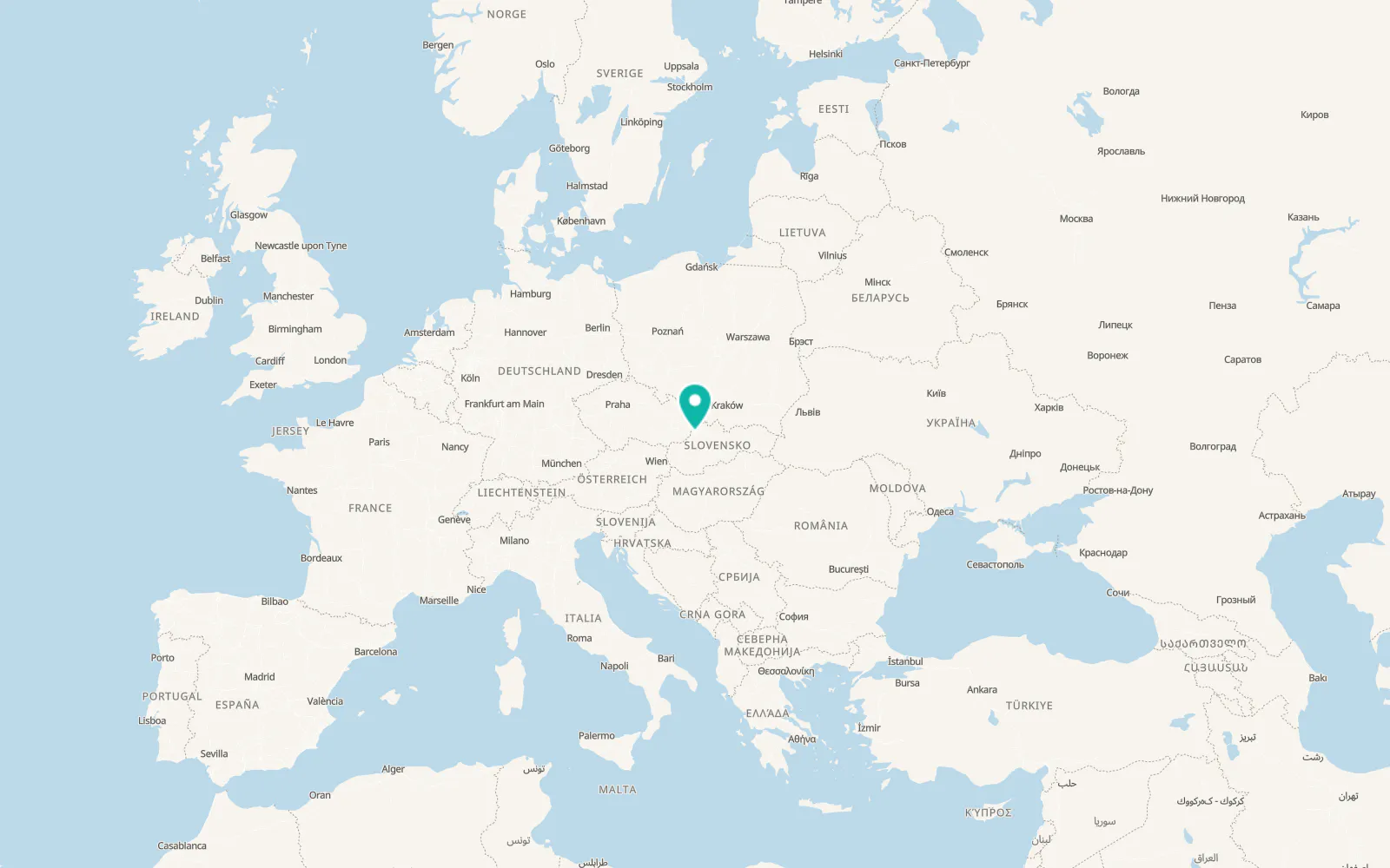 Map of Púchov