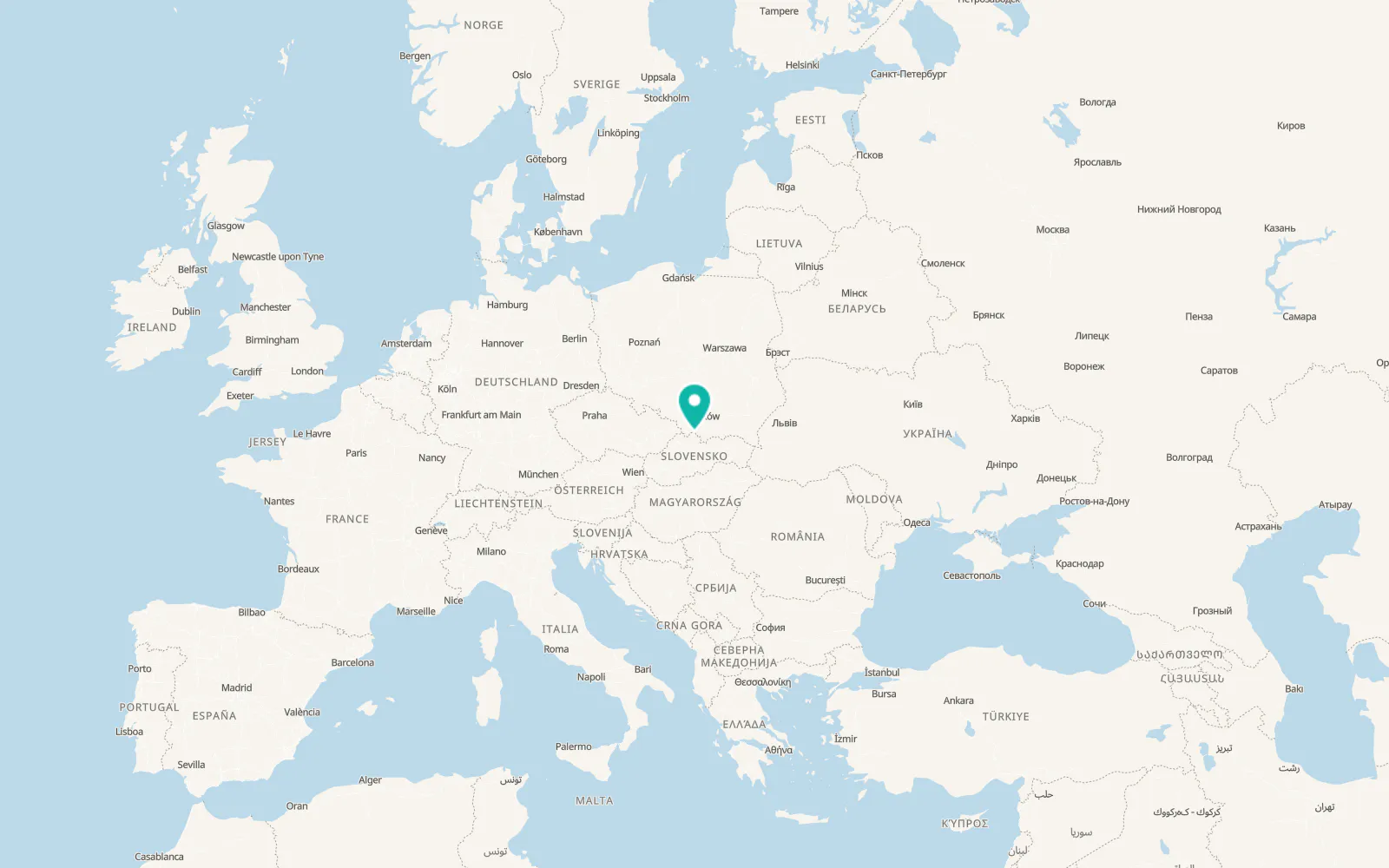 Map of Rabča