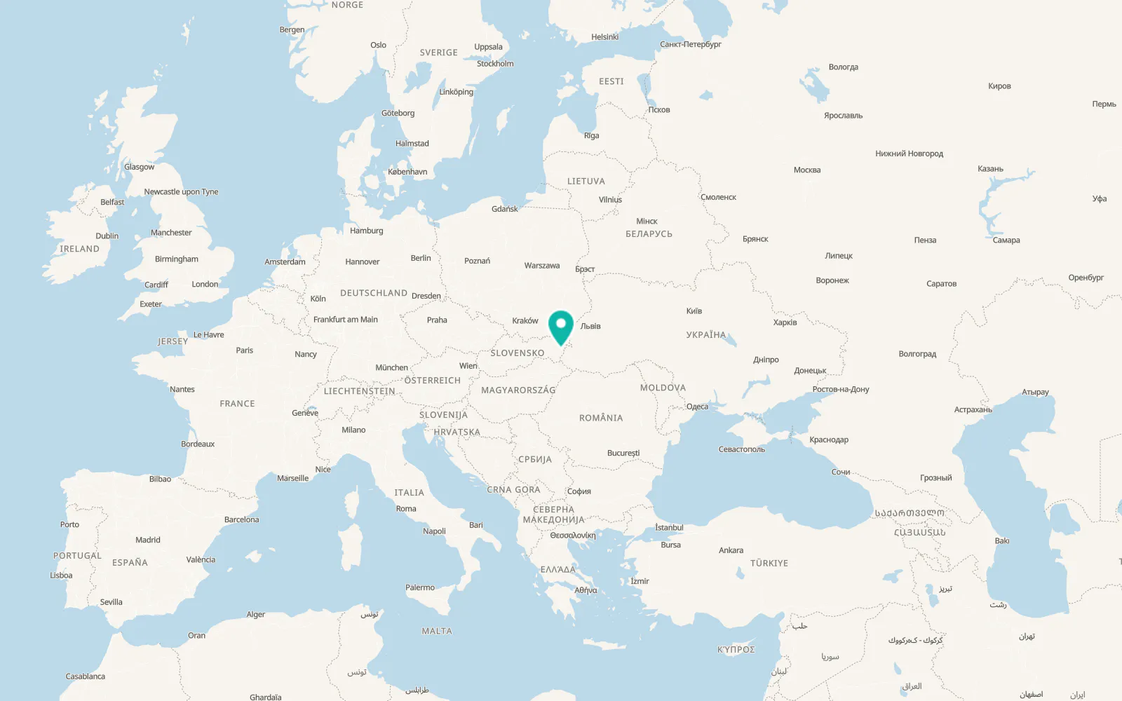 Map of Remetské Hámre