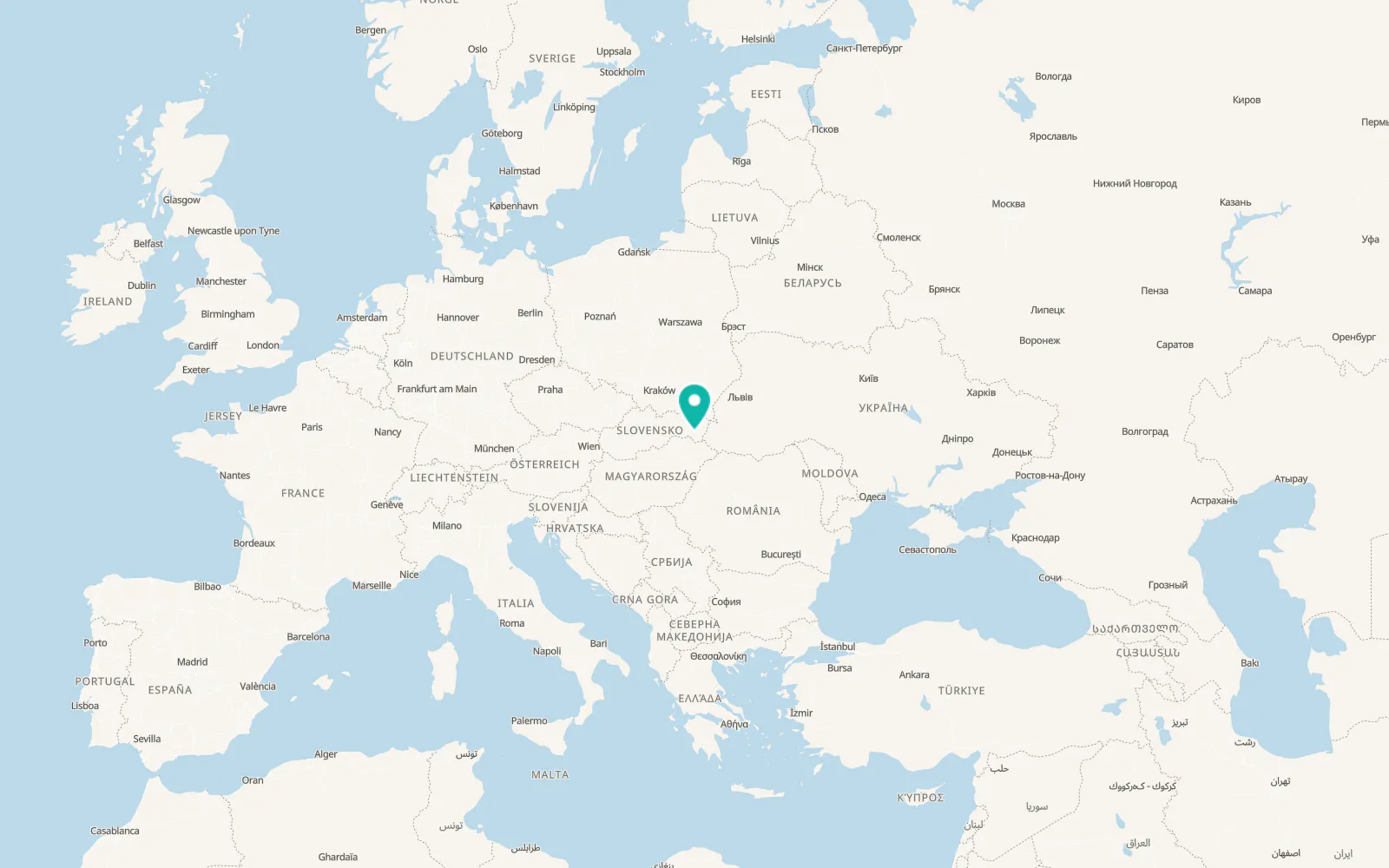 Map of Trebišov
