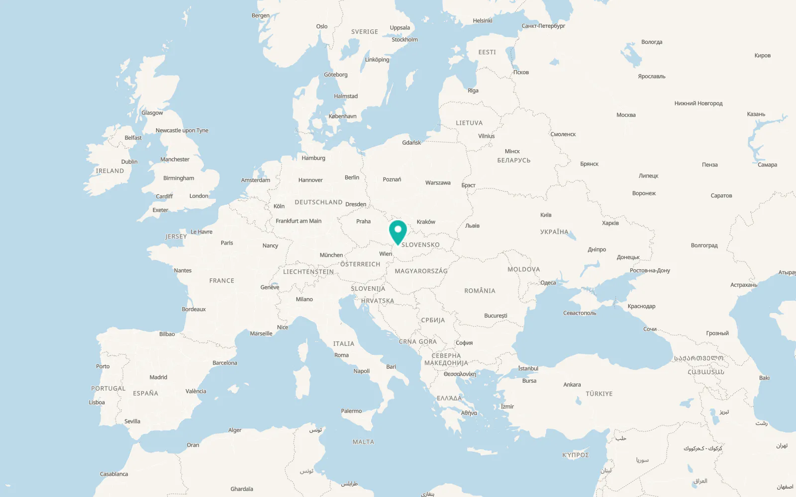 Map of Trstín