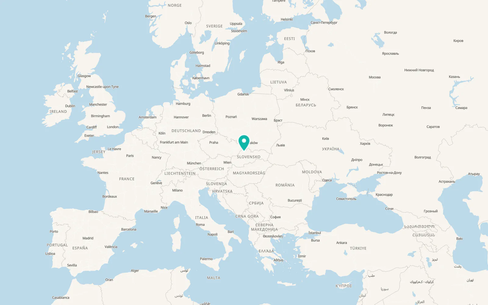Map of Višňové