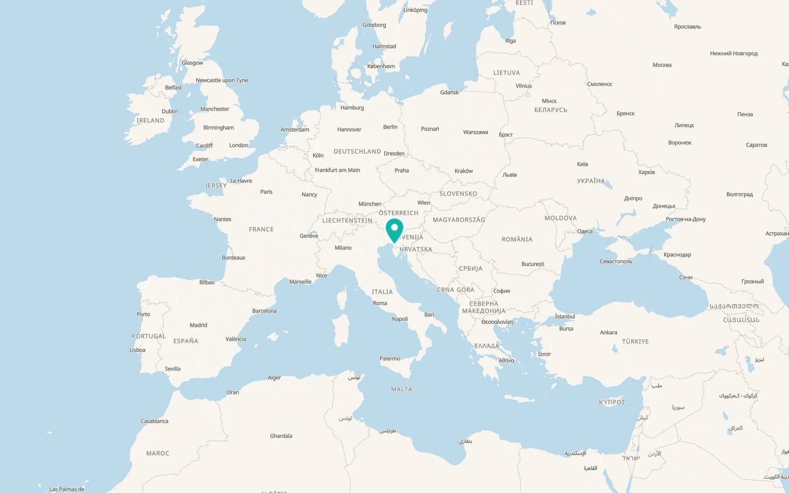 Map of Bertoki