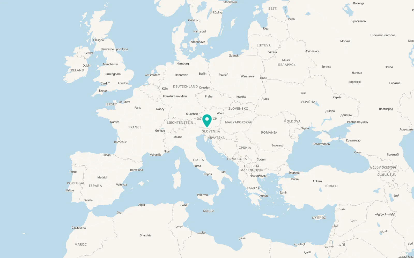 Map of Breg