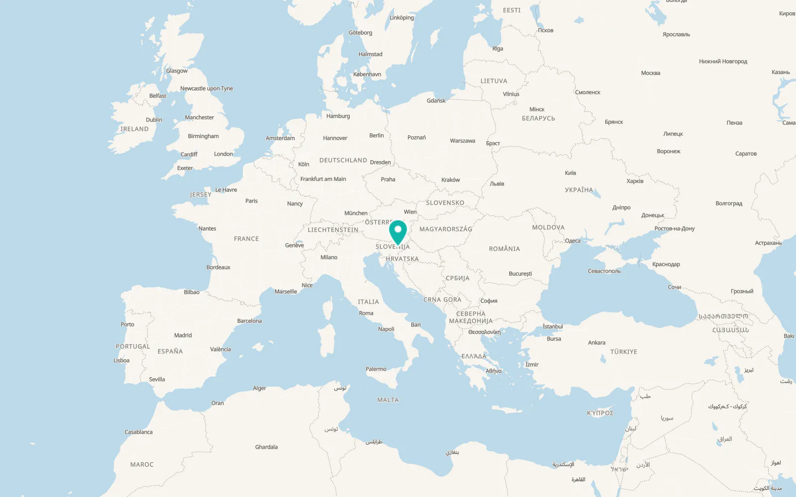 Map of Dolenji Boštanj