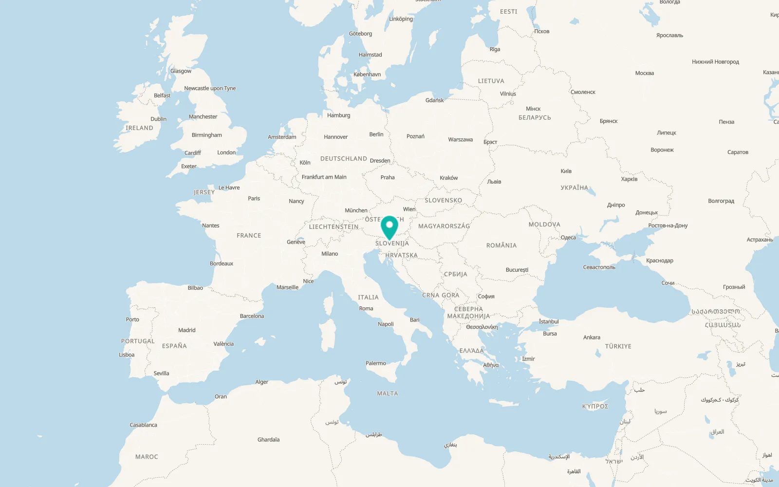 Map of Dragomelj