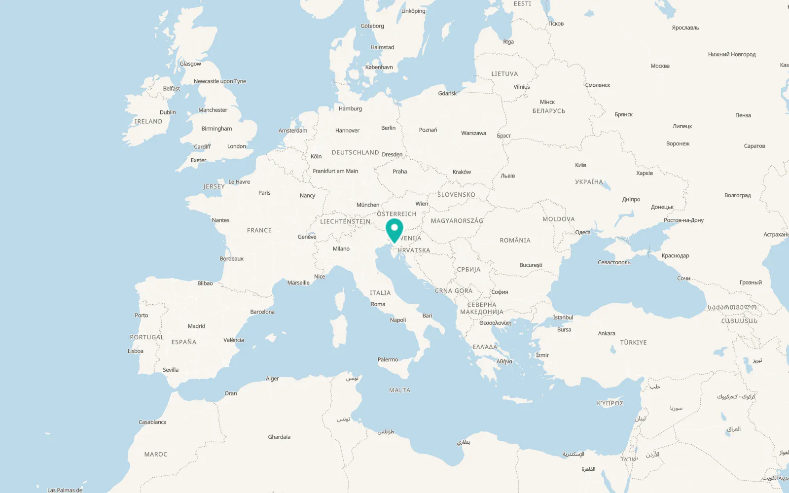 Map of Hrpelje