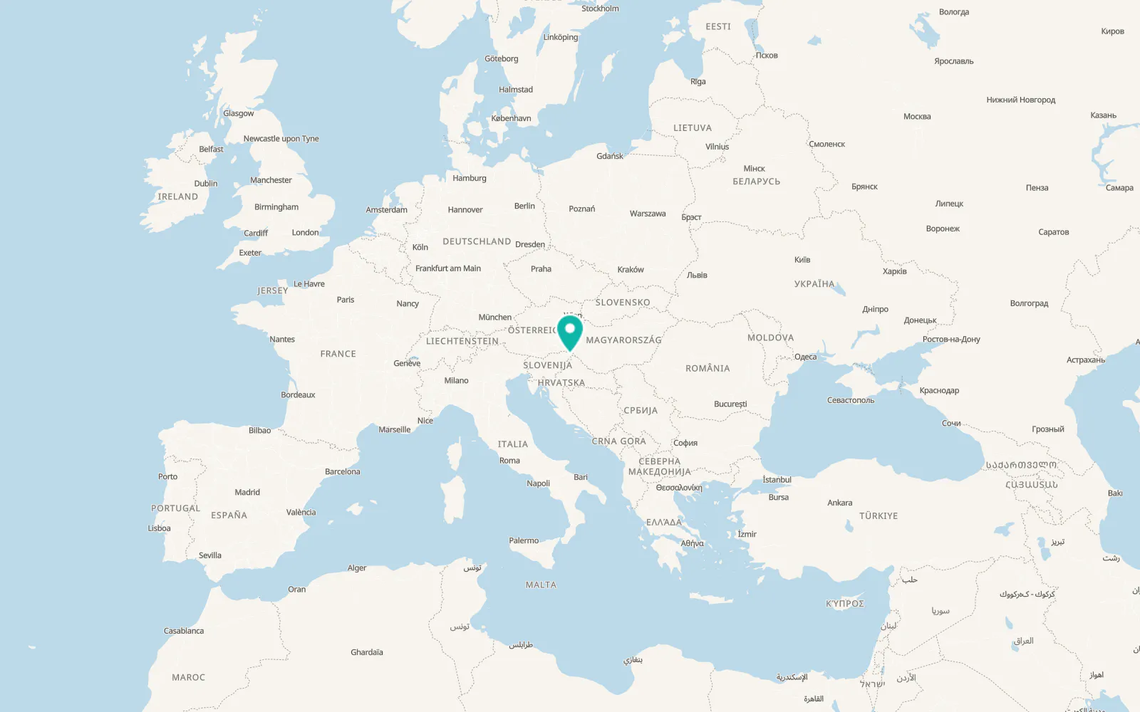 Map of Ljutomer