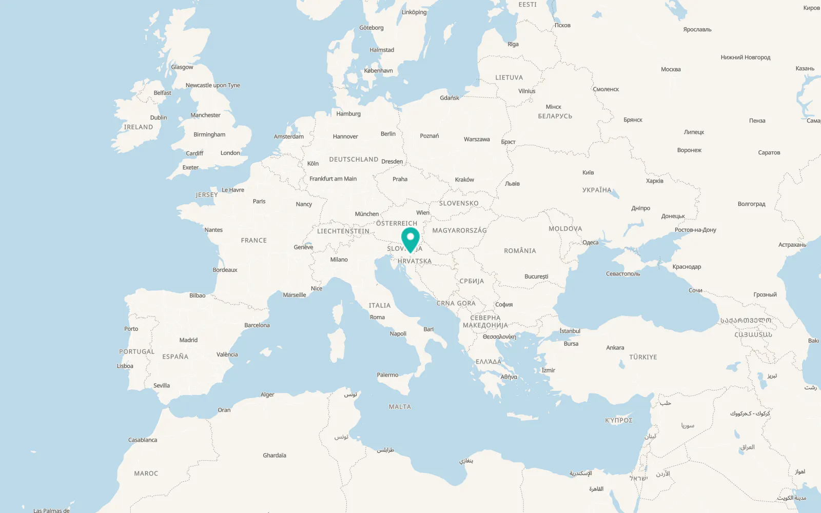 Map of Metlika