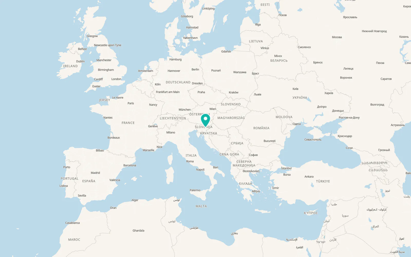 Map of Mokronog