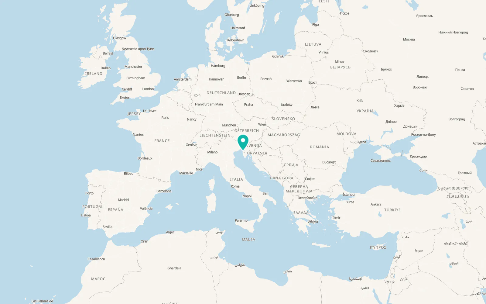 Map of Parecag
