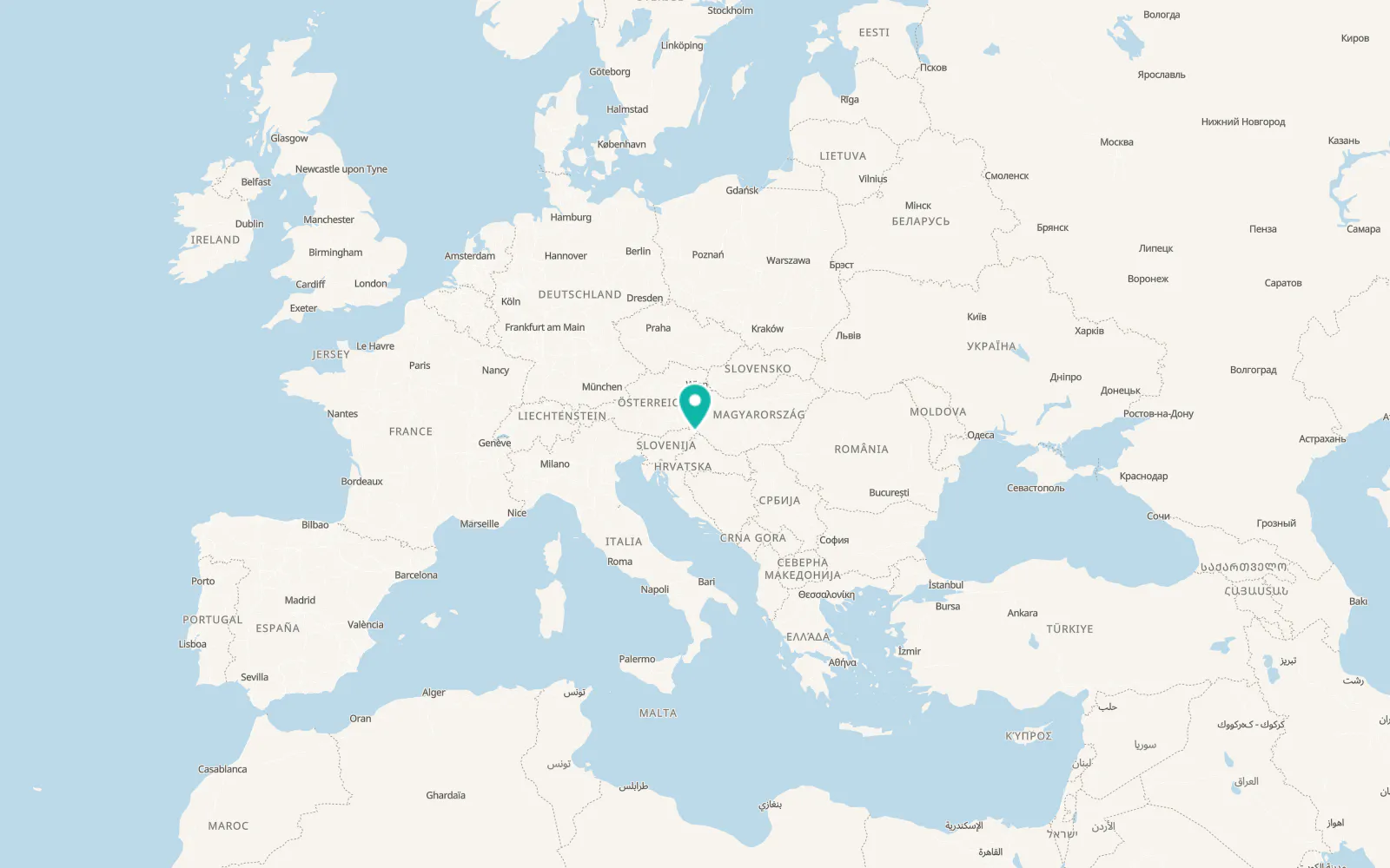 Map of Razkrižje