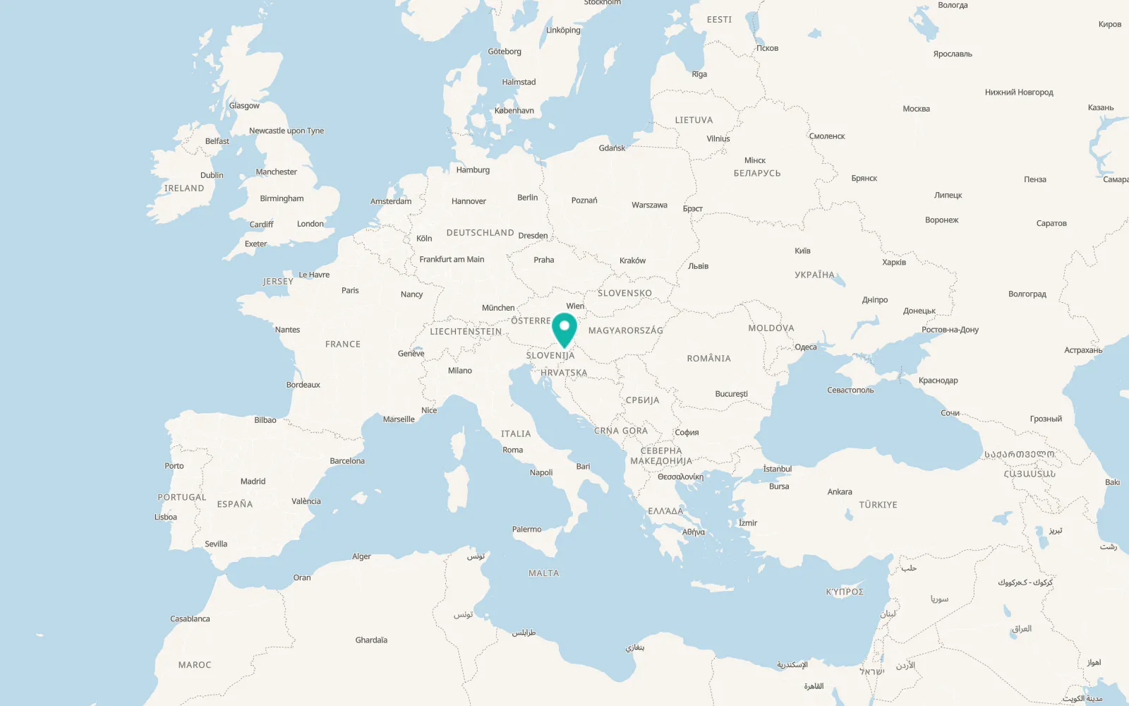 Map of Rogatec