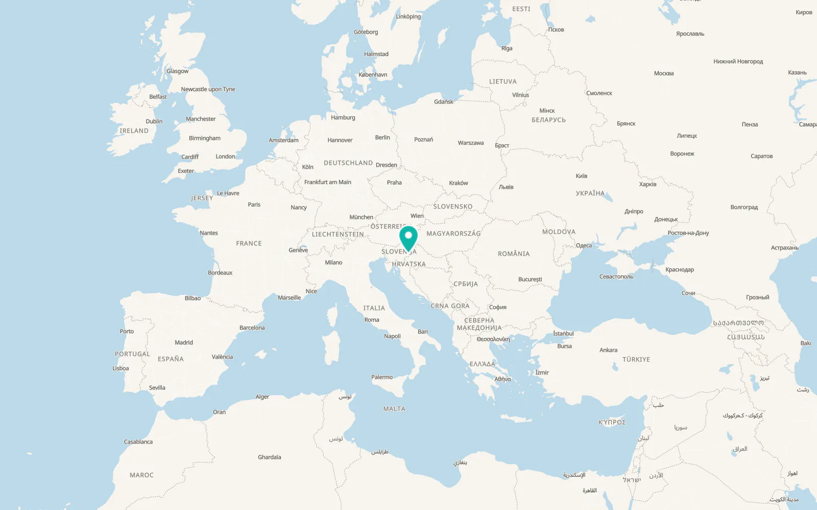 Map of Sela pri Dobovi