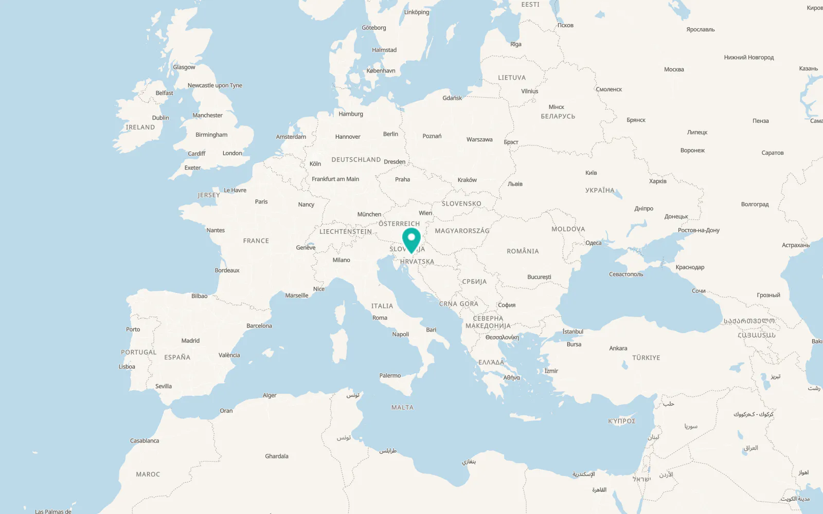 Map of Semič