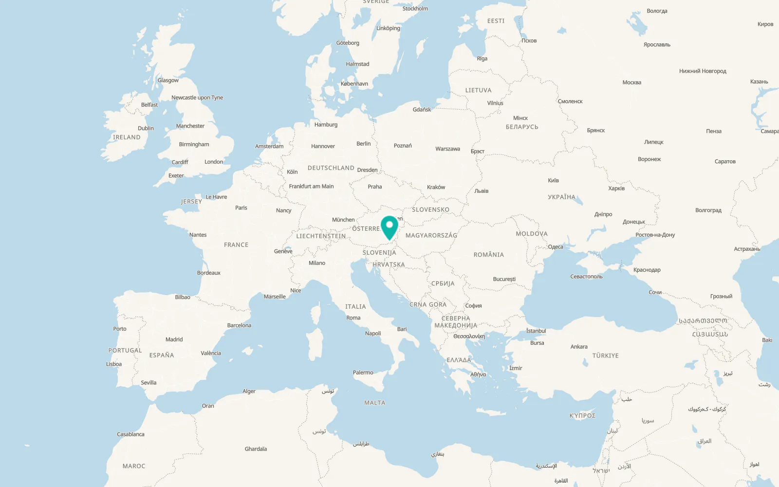 Map of Sladki Vrh
