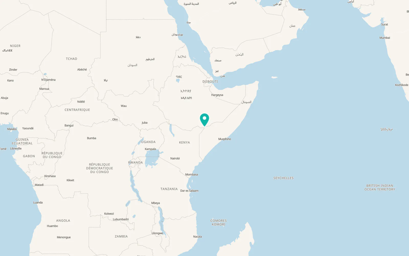 Map of Beled Hawo