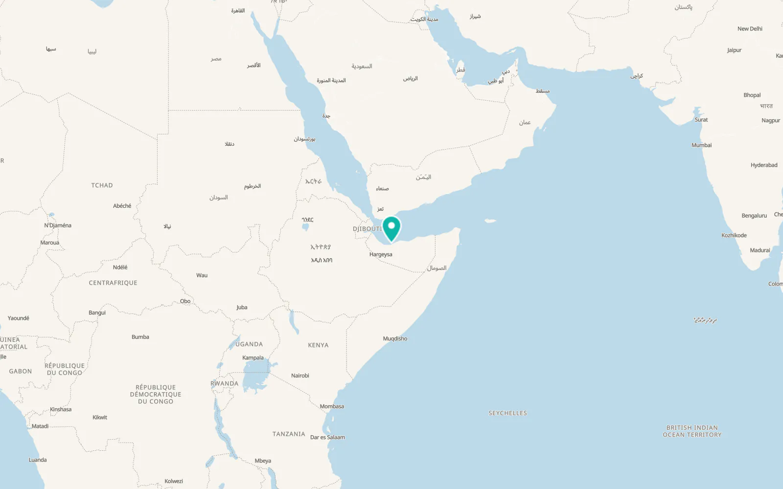 Map of Berbera