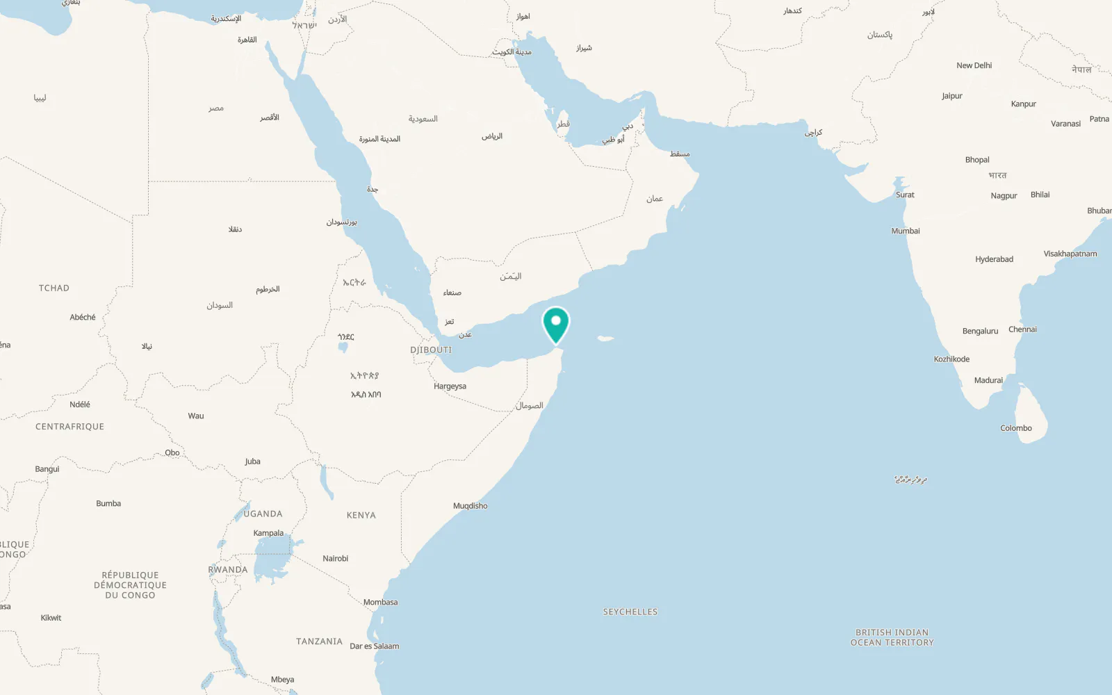 Map of Caluula