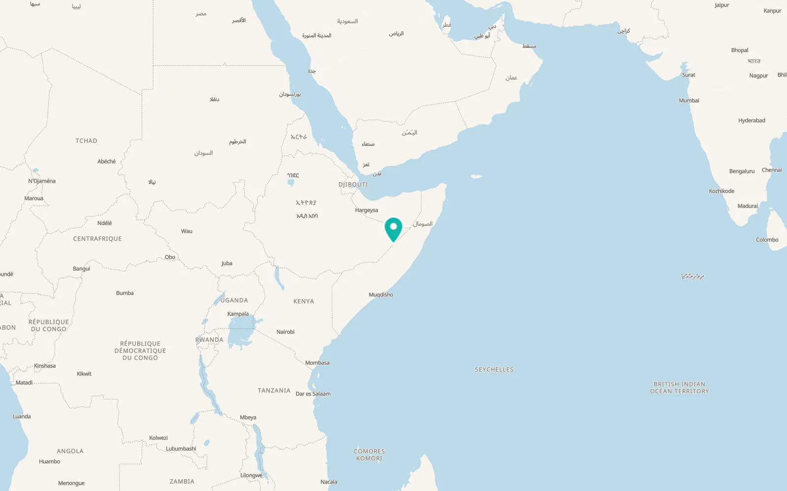 Map of Dhabad