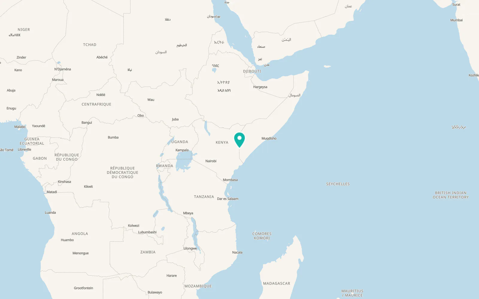 Map of Dhobley