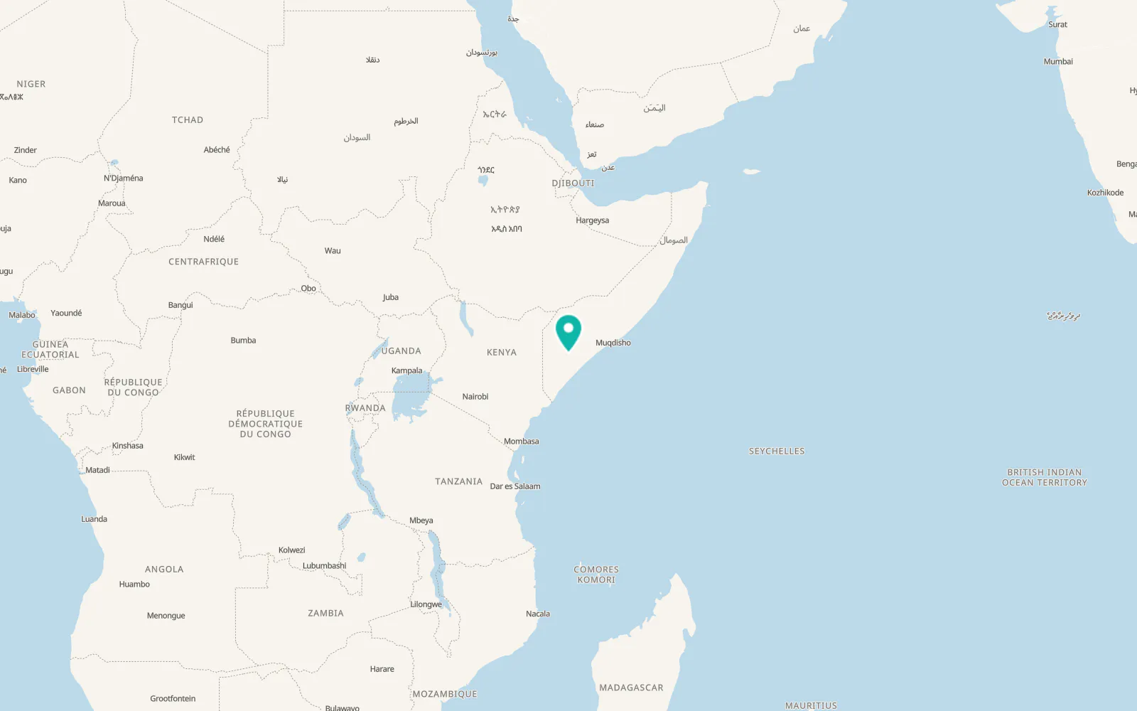 Map of Dujuuma