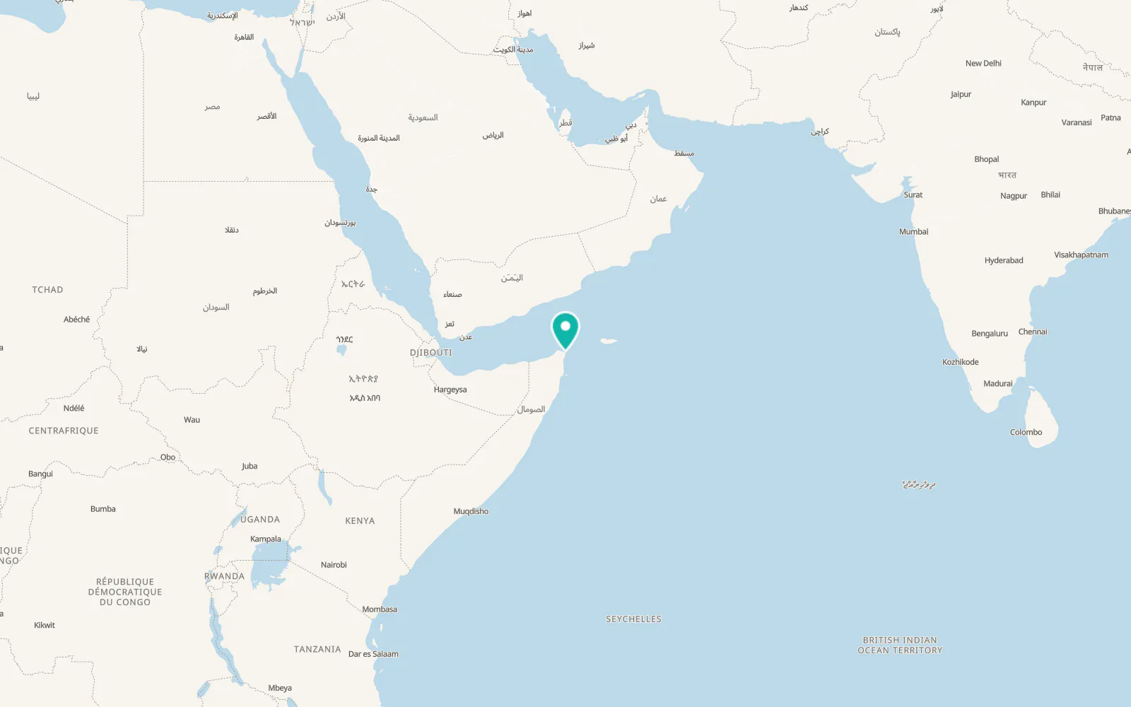 Map of El Dibir