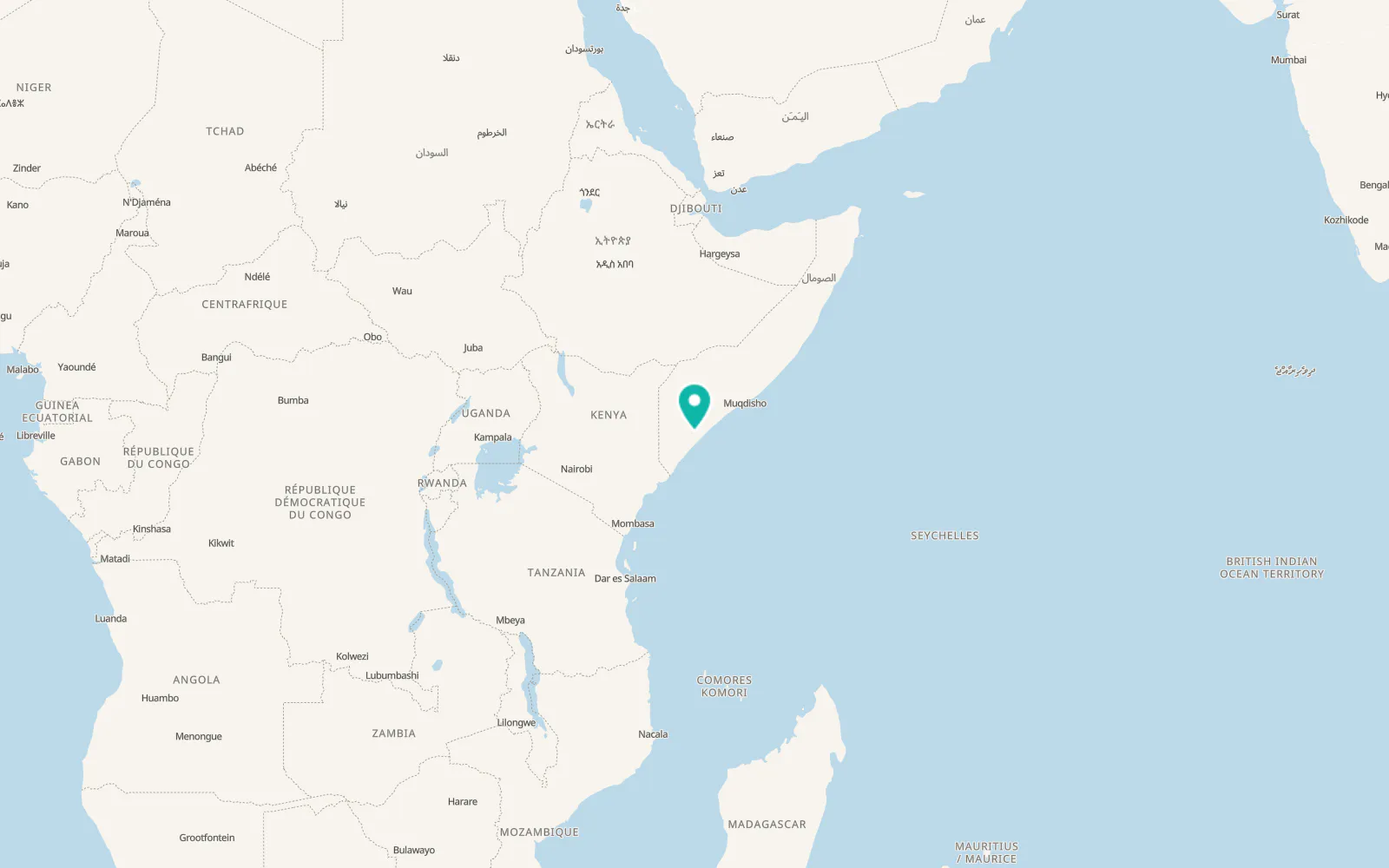 Map of Jilib