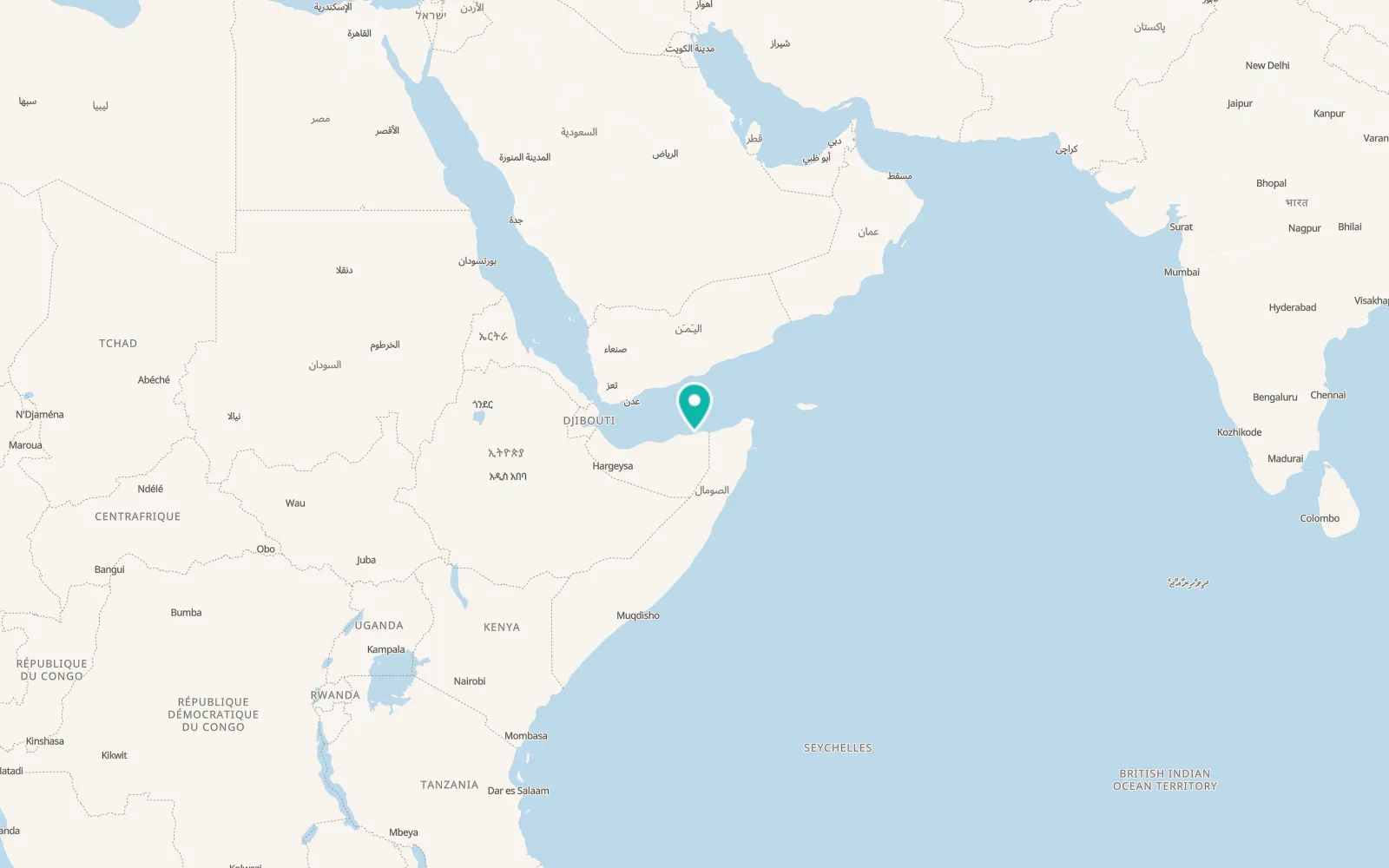 Map of Las Khorey