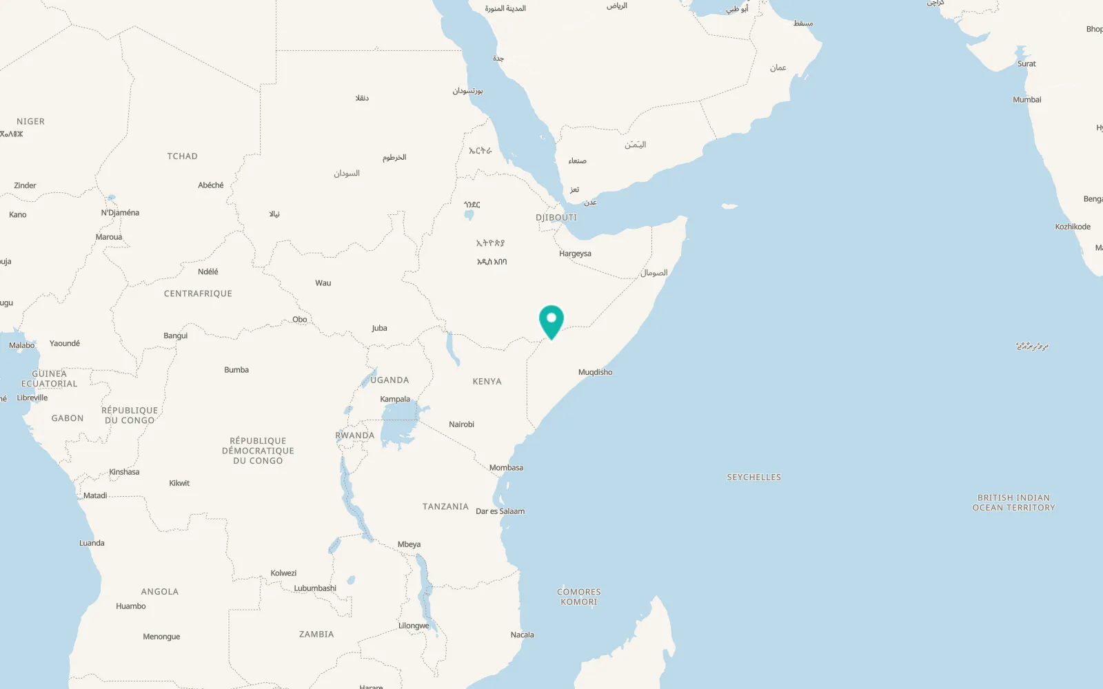 Map of Luuq