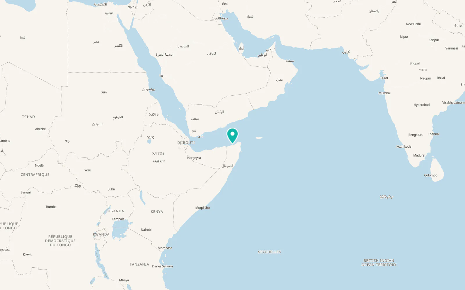 Map of Qandala