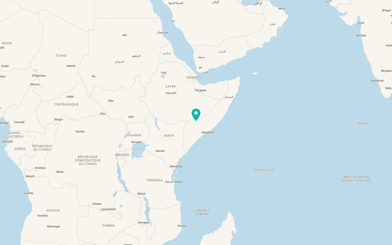 Map of Waajid
