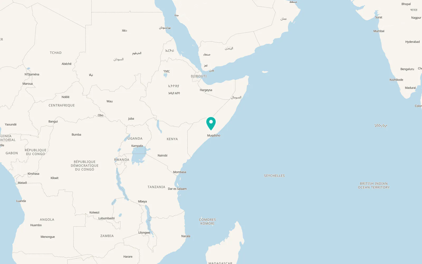 Map of Wanlaweyn