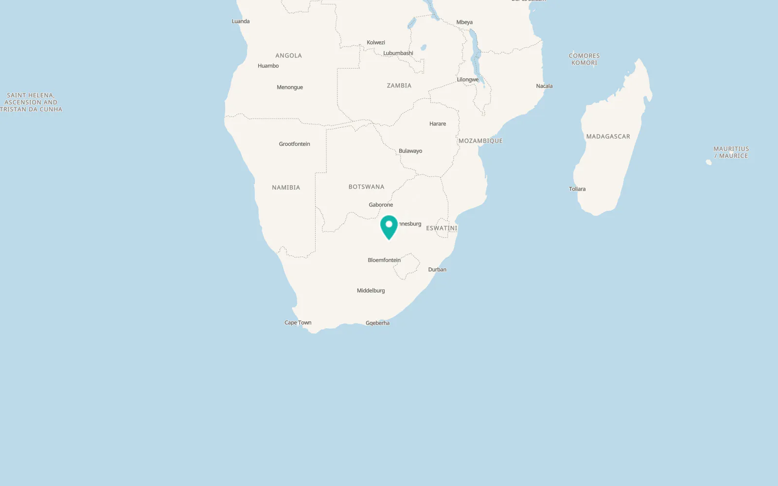 Map of Allanridge
