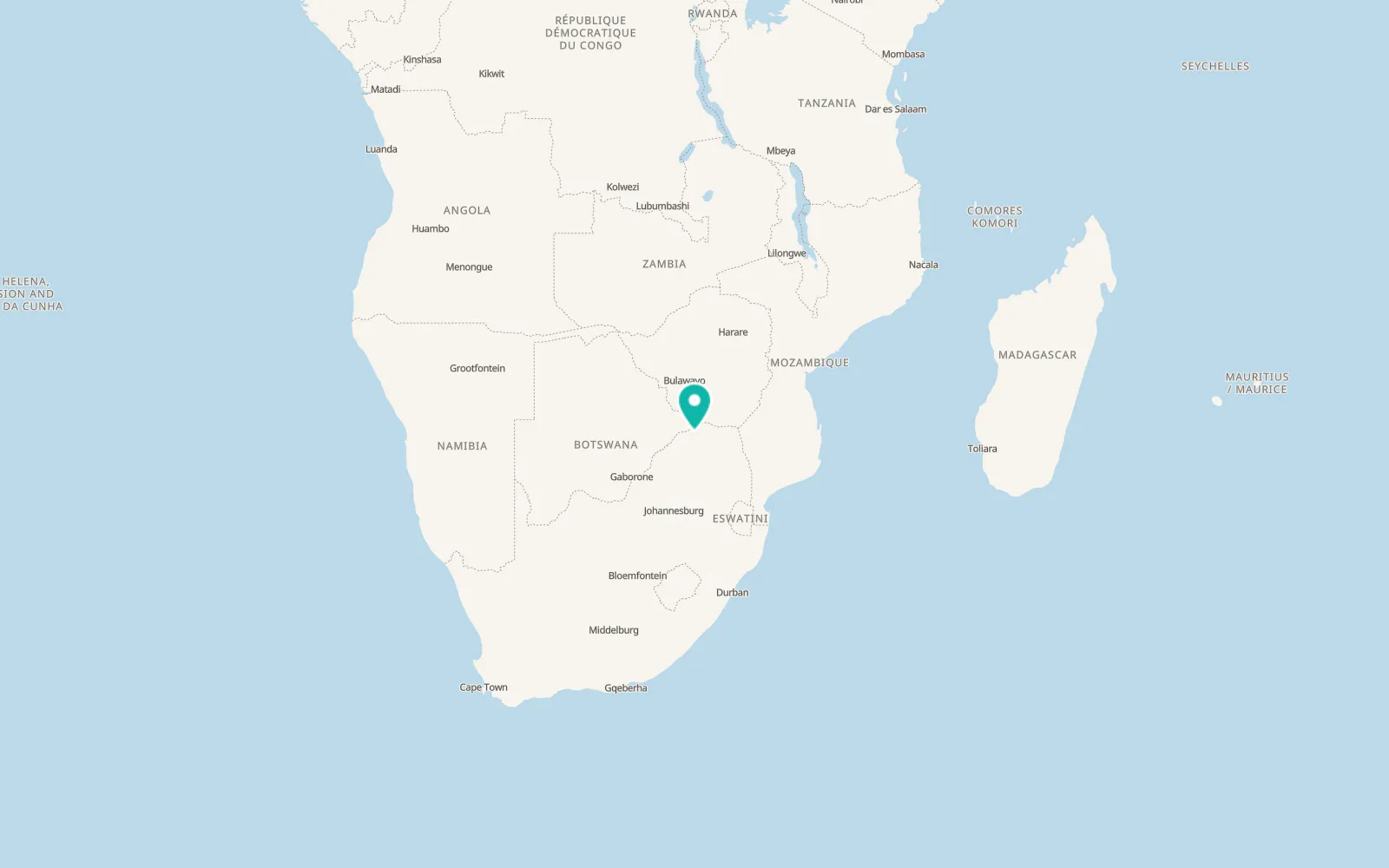 Map of Alldays