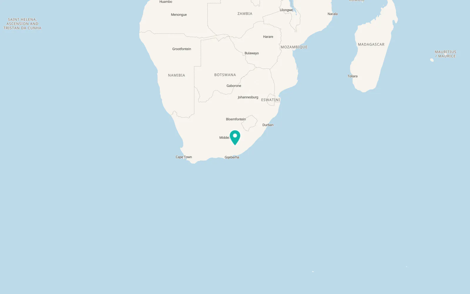 Map of Bedford