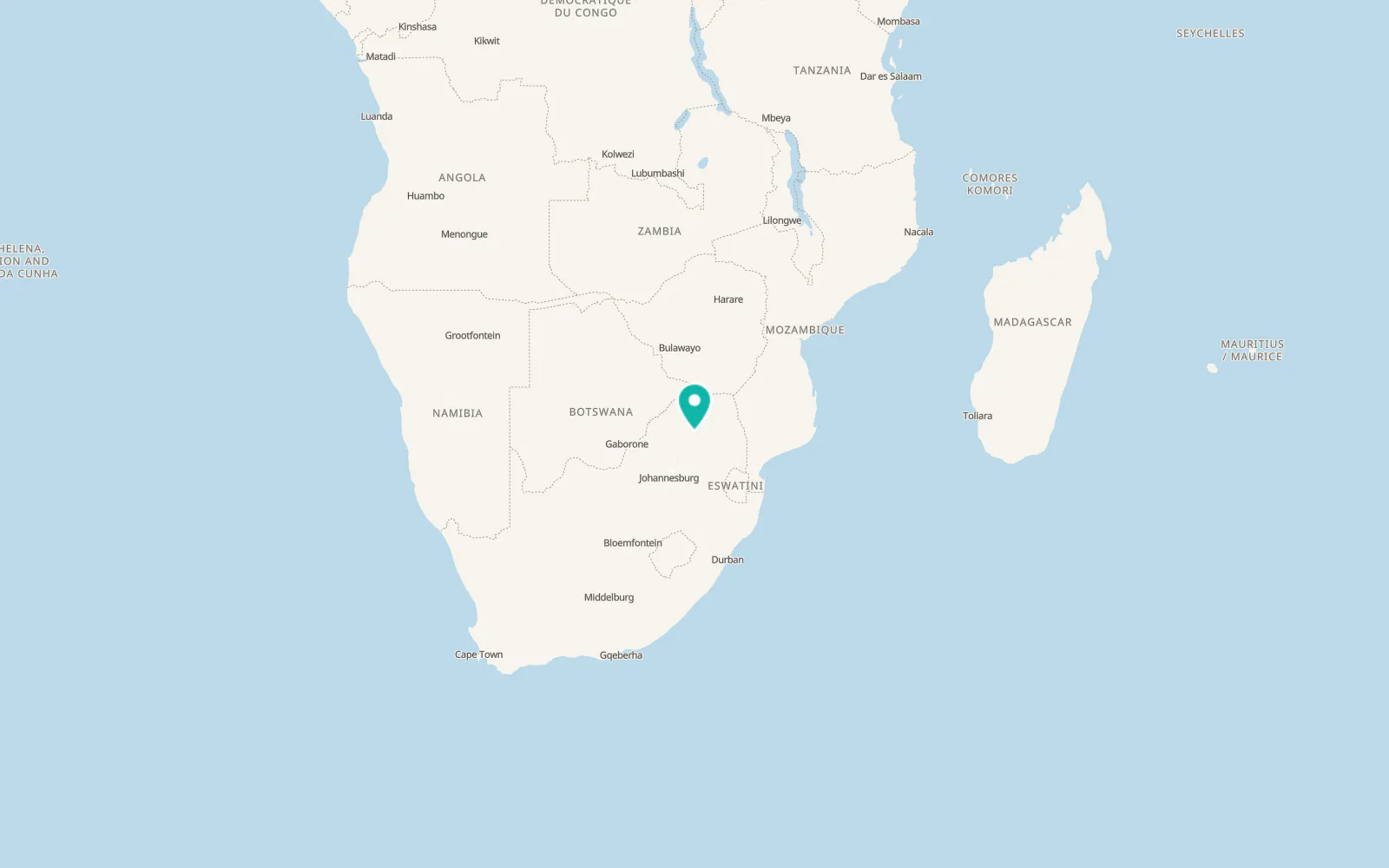 Map of Bergnek