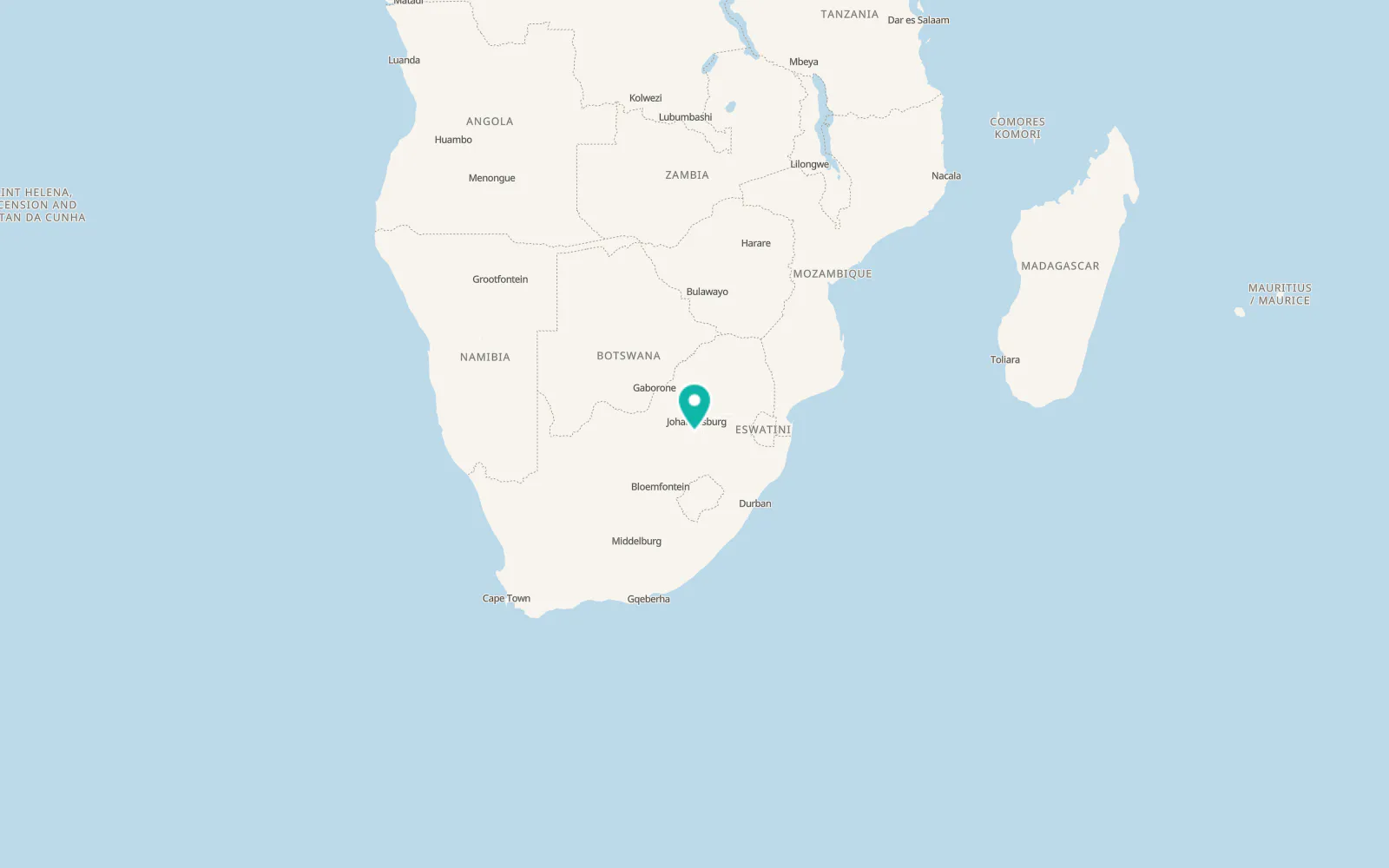 Map of Bertha Shaft Village