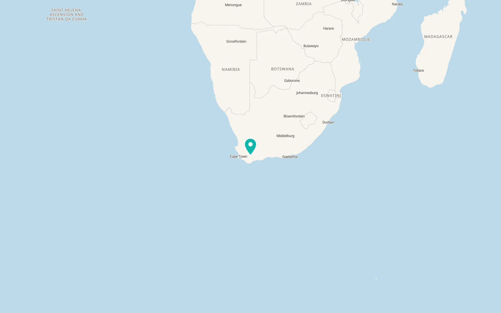 Map of Bonnievale