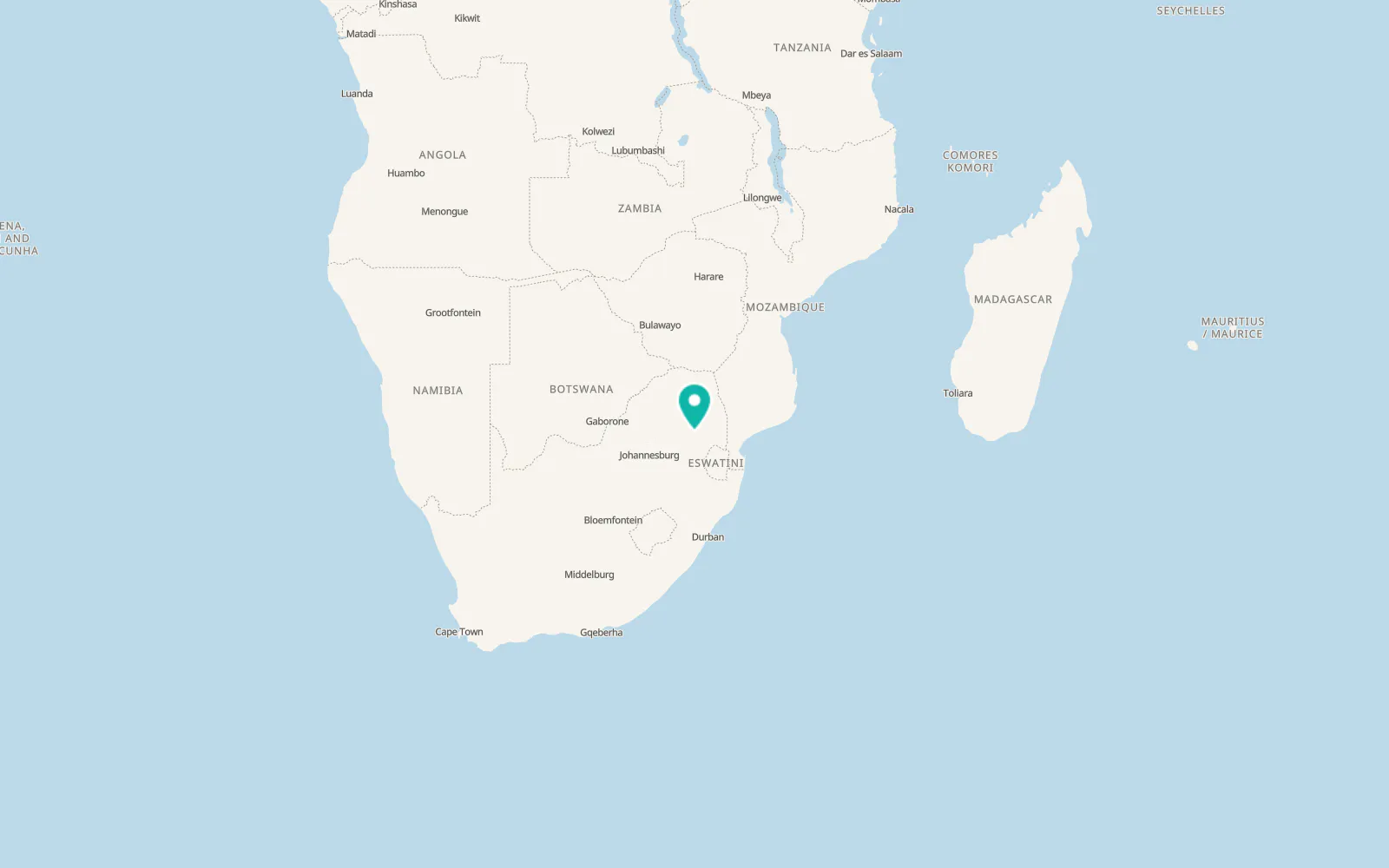Map of Bosoord
