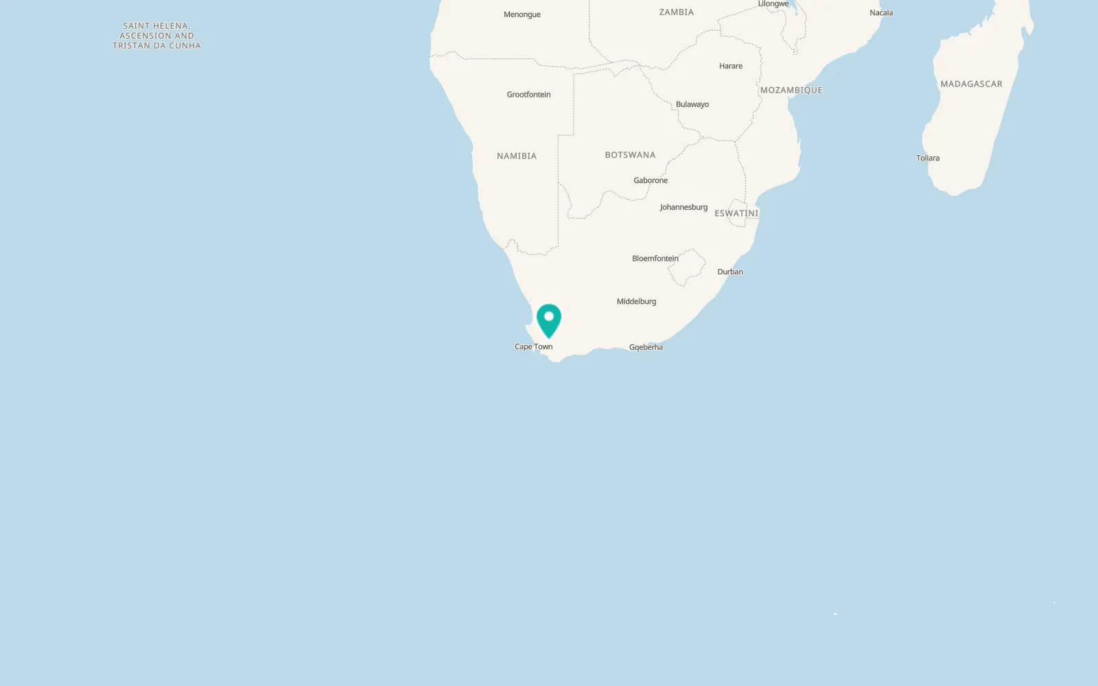 Map of Brandvlei