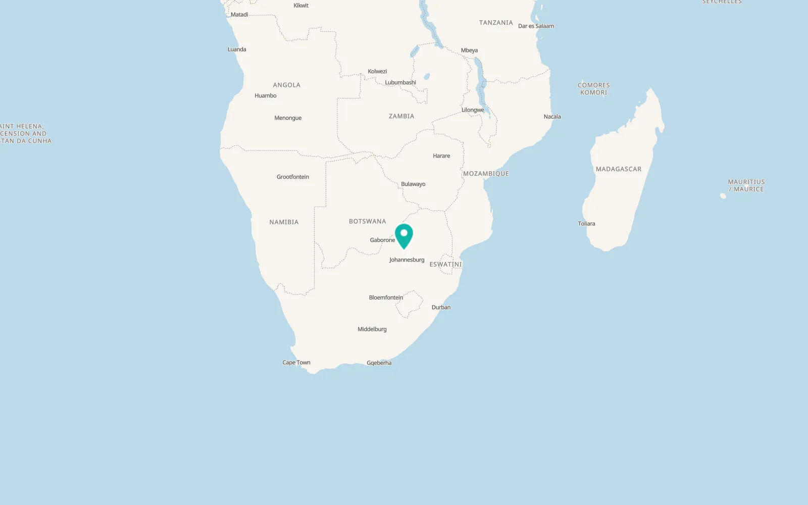 Map of Brits