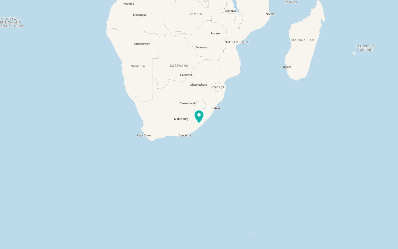 Map of Butterworth