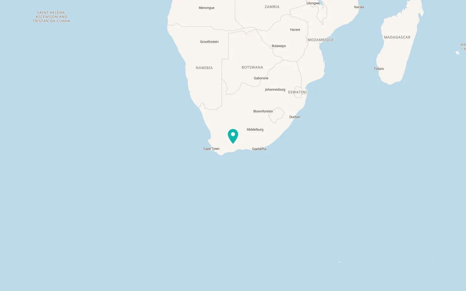 Map of Calitzdorp