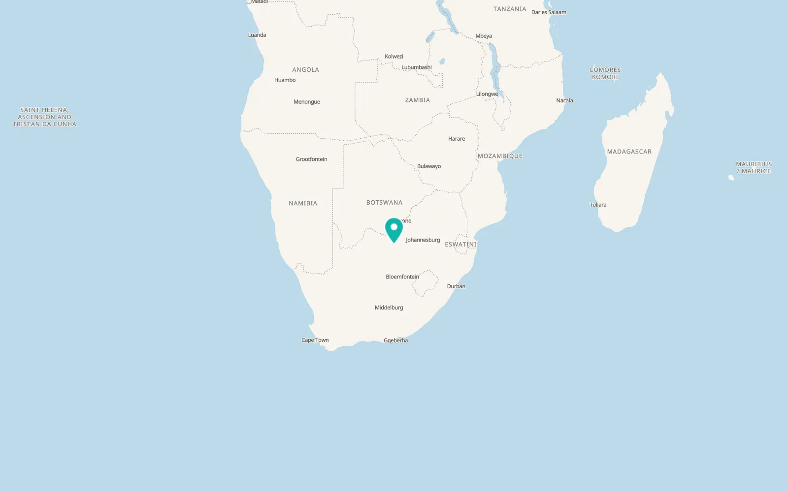 Map of Delareyville