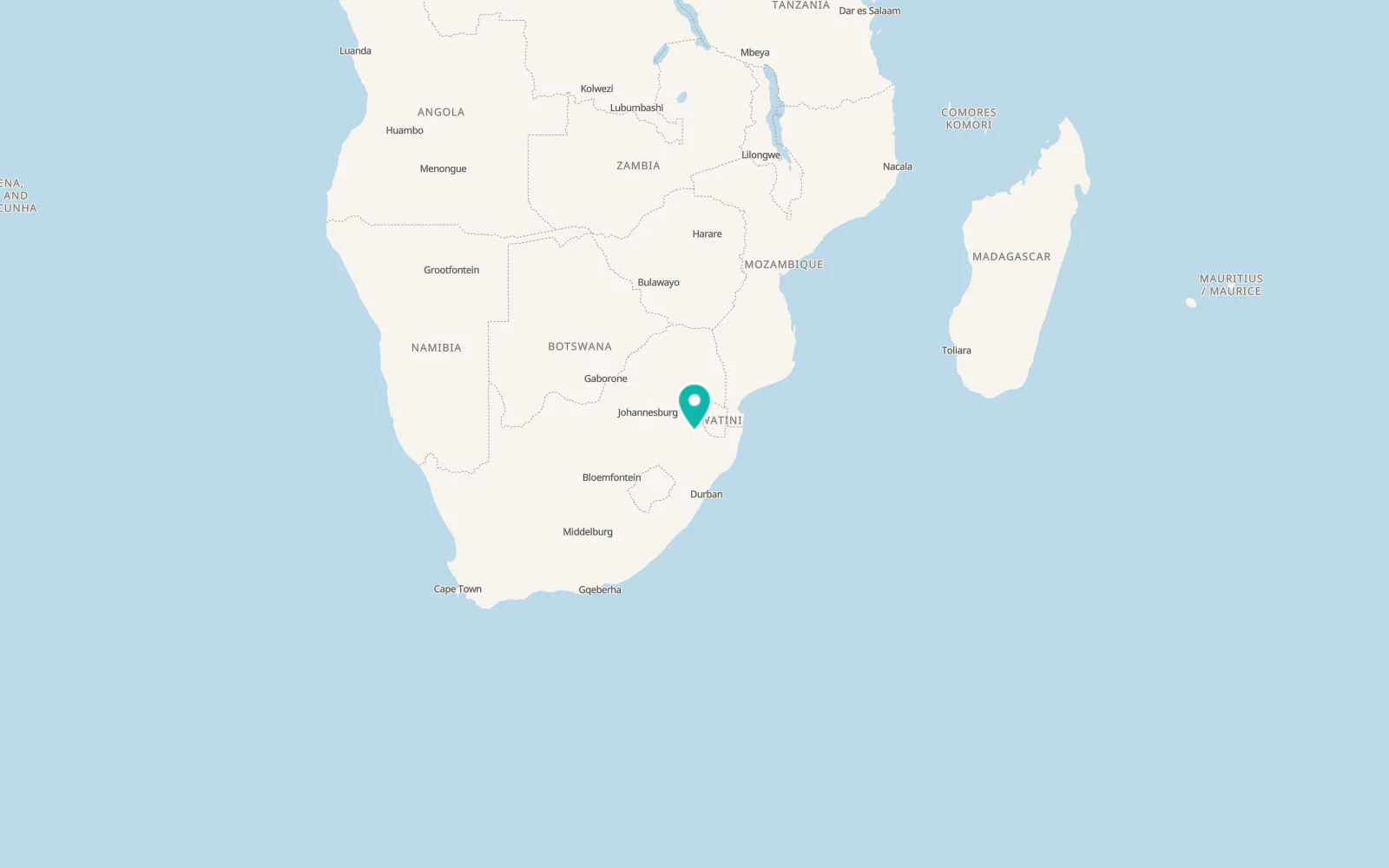 Map of Dirkiesdorp