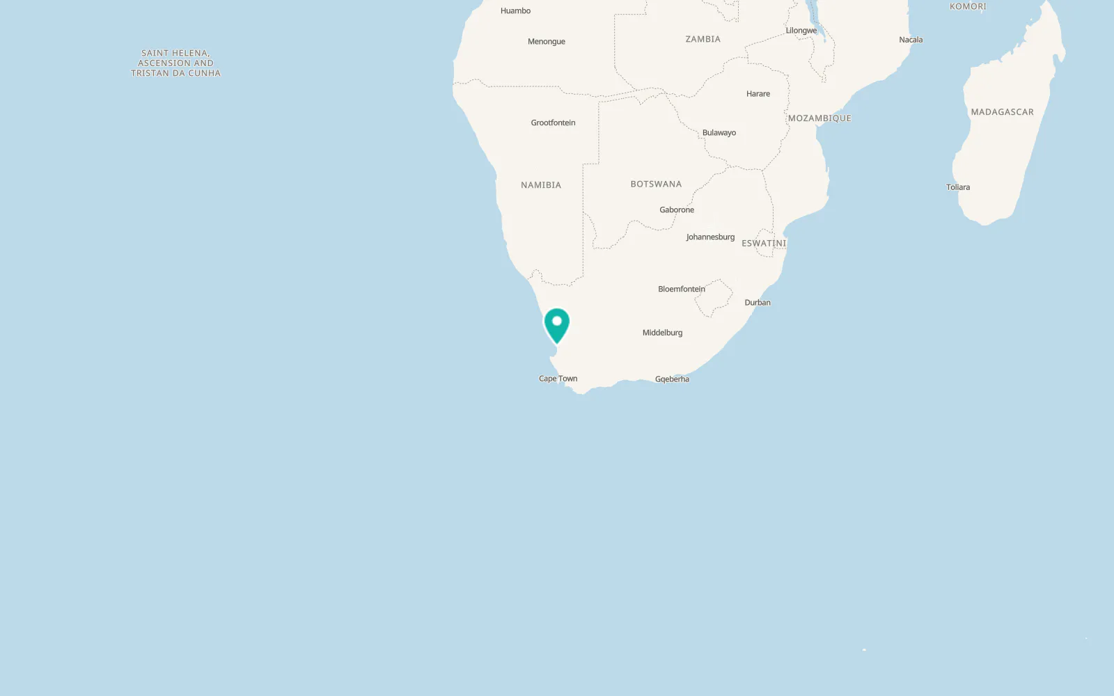 Map of Elandsbaai
